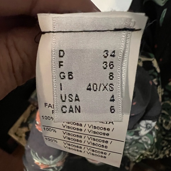 Long patchwork dress Ottod’ame made in Italy size 4 viscose - Picture 7 of 7